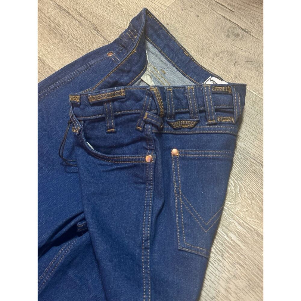 NWT Staud X Wrangler The Straight Cut Blue Jeans 30x34 Long Pants